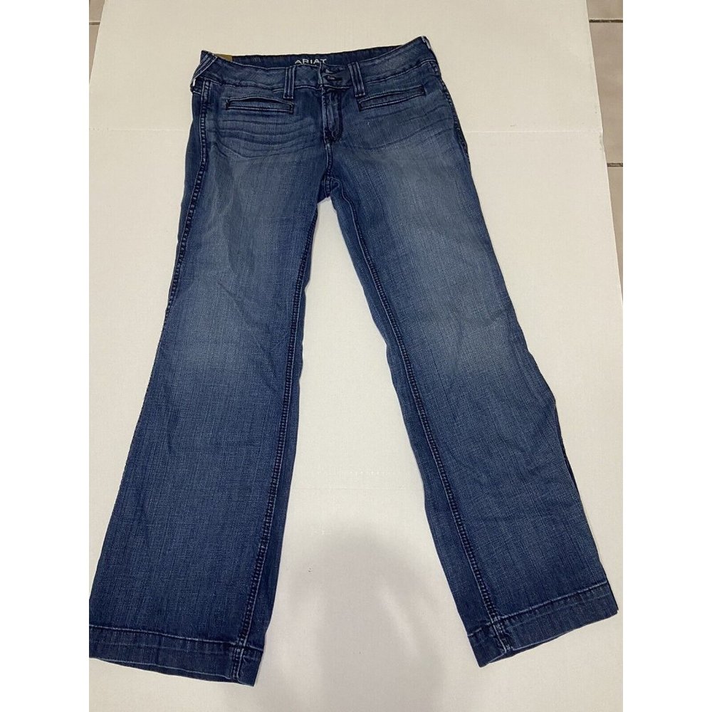 Ariat Denim Trouser Women 31s Boot Cut Country Cowgirl Western 34 x 30